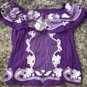 Off the shoulder shirt